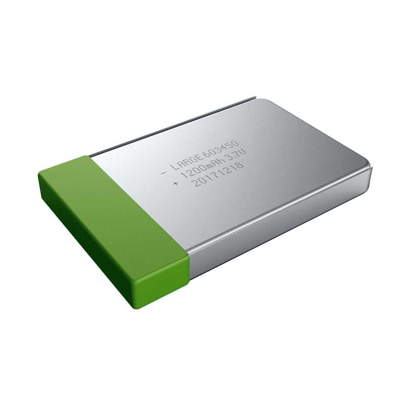  -40℃低溫聚合物鋰電池603450 3.7V 1200mAh，測控